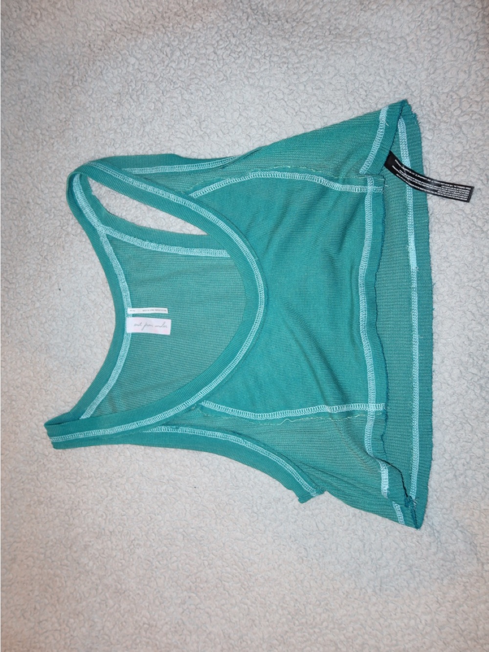 Women's Teal Mesh Racerback Bralette - Free People